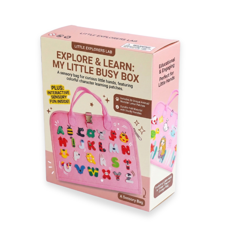 Montessori Busy Book Sensory Busy Book for 1-6 Year Old Boys & Girls